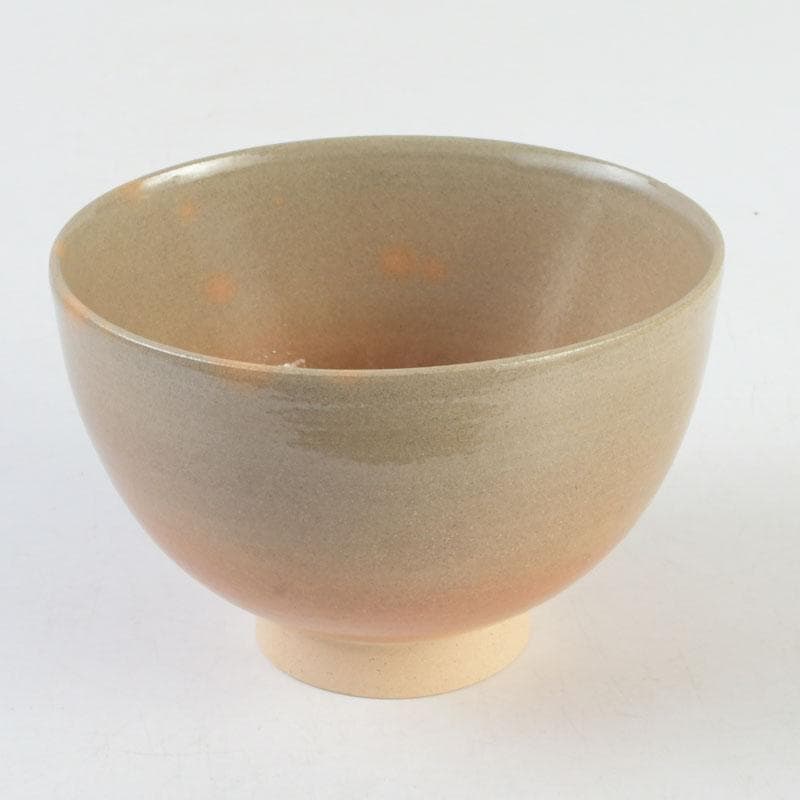 茶道具　尾高焼　楽山窯造　絵御本茶碗　共箱　V　9644