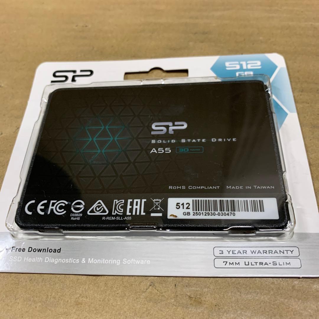 新品　SP Silicon Power シリコンパワー SSD 512GB 2個