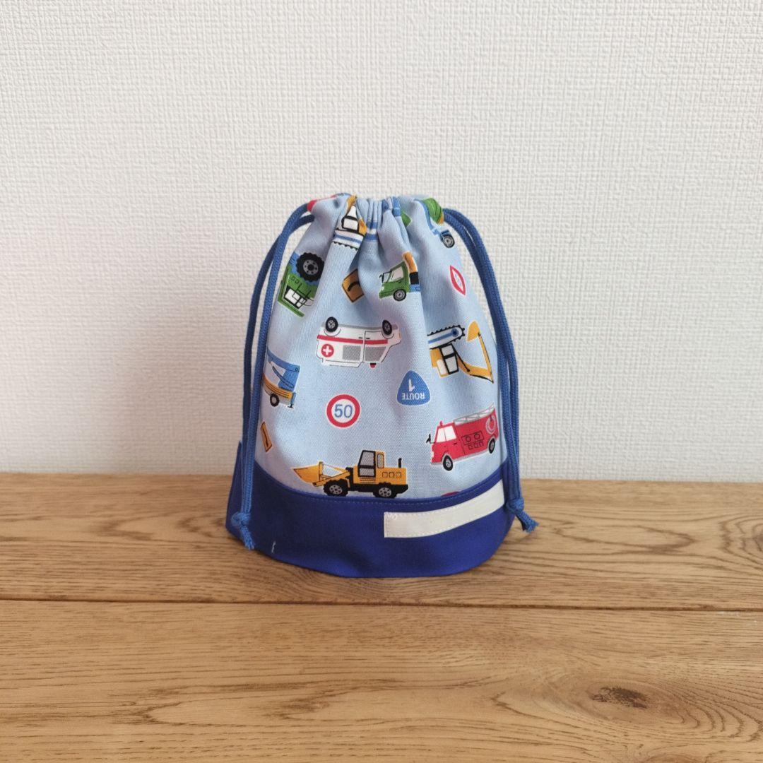 ♬58ちゃむさま　ハンドメイドオーダー専用☆はたらく車たち　ライトブルー