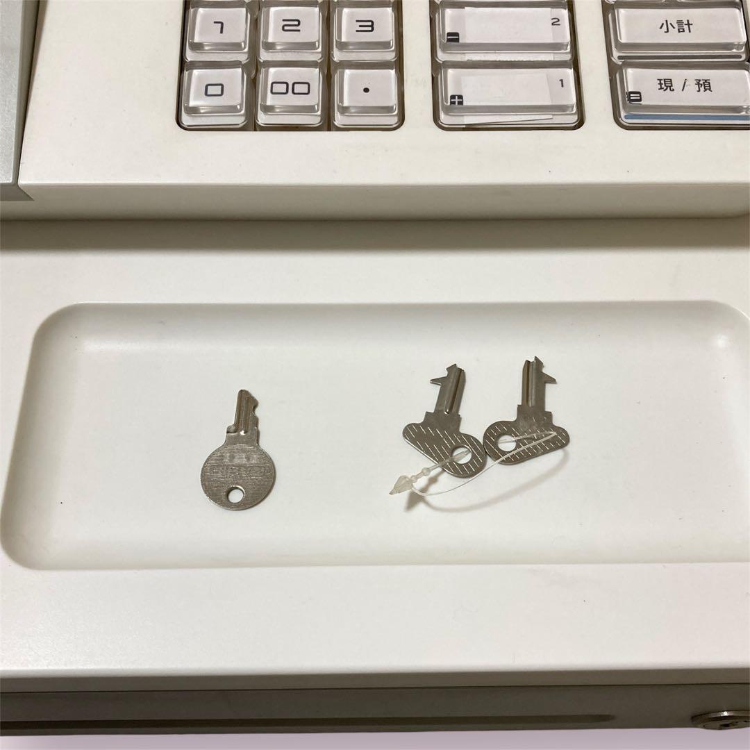 CASIO レジスター SE-G1 鍵付き 動作確認済み ロール紙付き