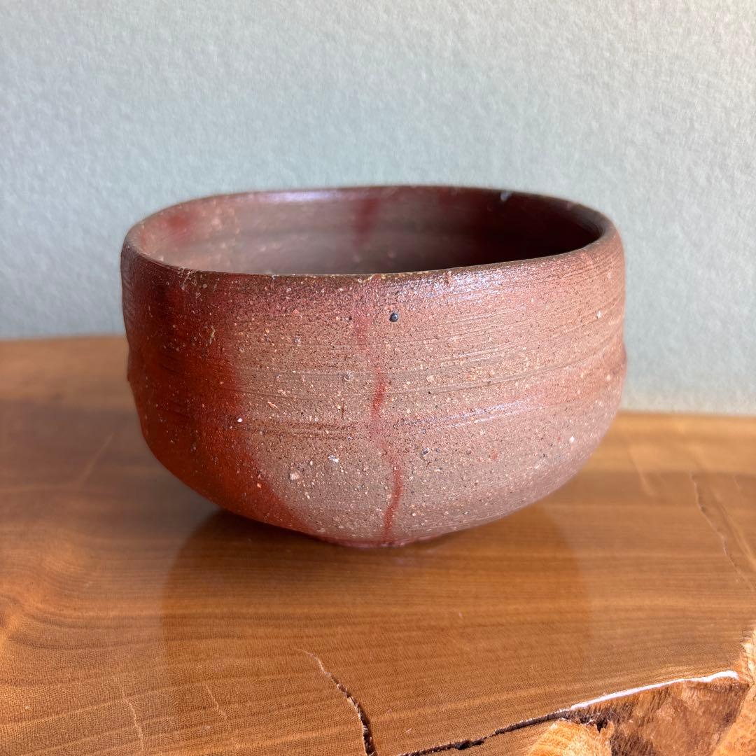 備前焼 作家物 共箱 抹茶碗 茶道具