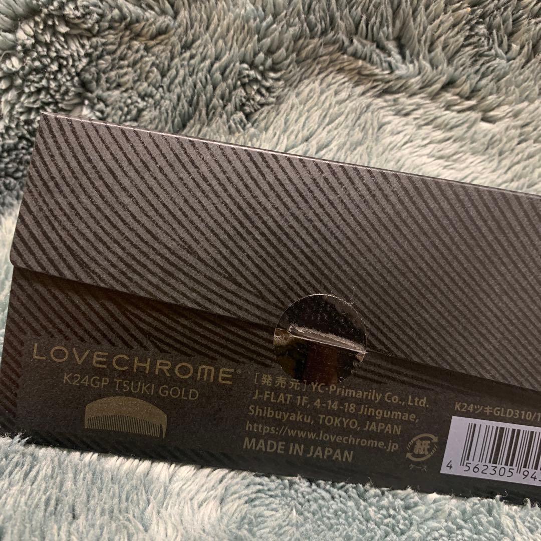 新品未開封 LOVE CHROME（ラブクロム）(R) K24GPツキ　ゴールド