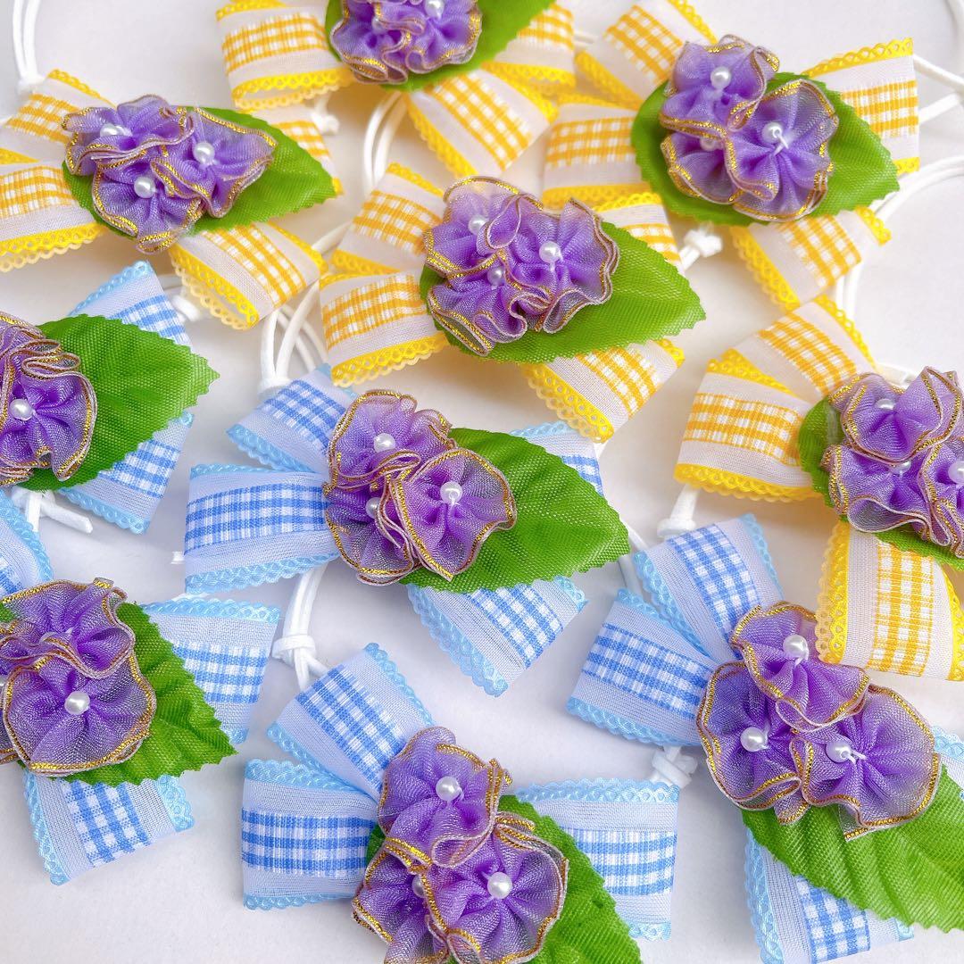 トリミングチョーカー★紫陽花