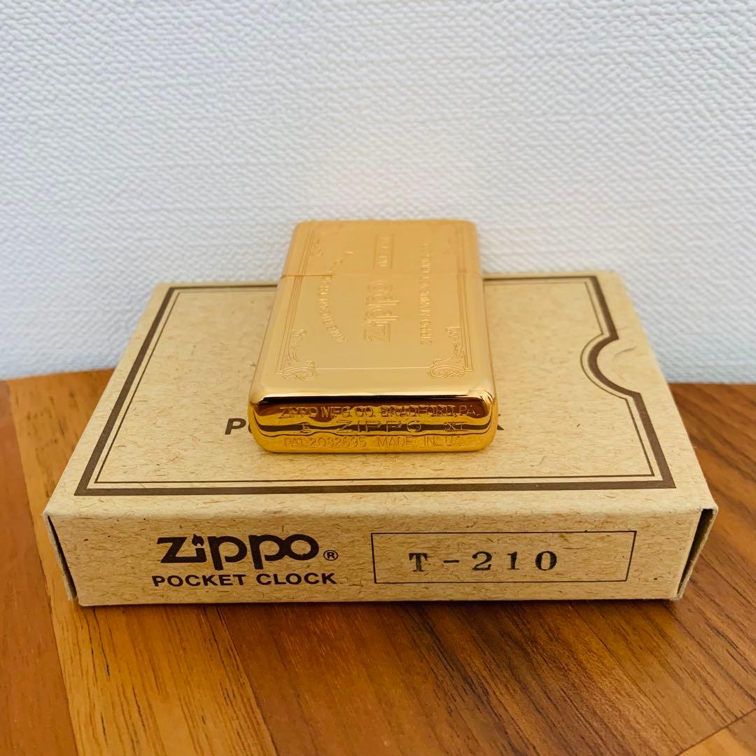 美品 ZIPPO CLOCK ジッボ 時計 アンティーク インテリア キレイ