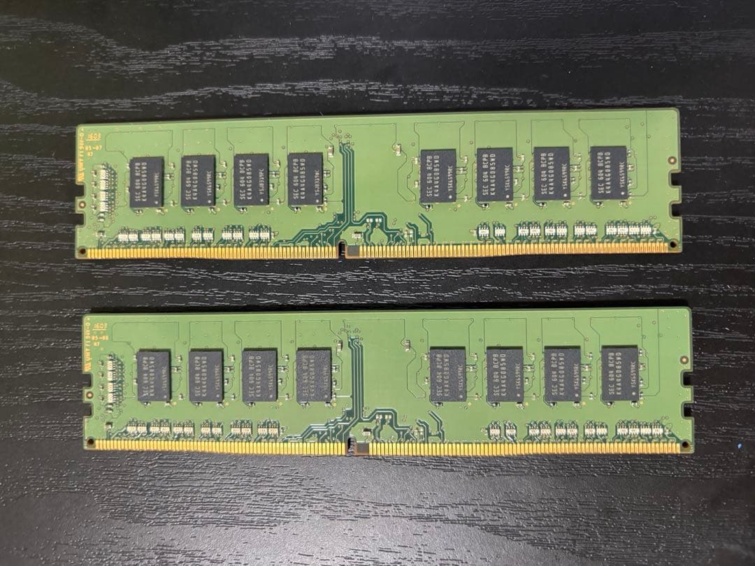 サムスン製 メモリ　DDR4-2133 8GB×2枚(16GB)