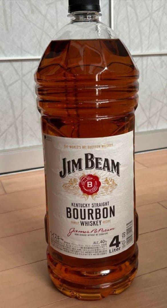 最終値下げ早い者勝ち⭐️Jim Beam ⭐️バーボンウイスキー 4L