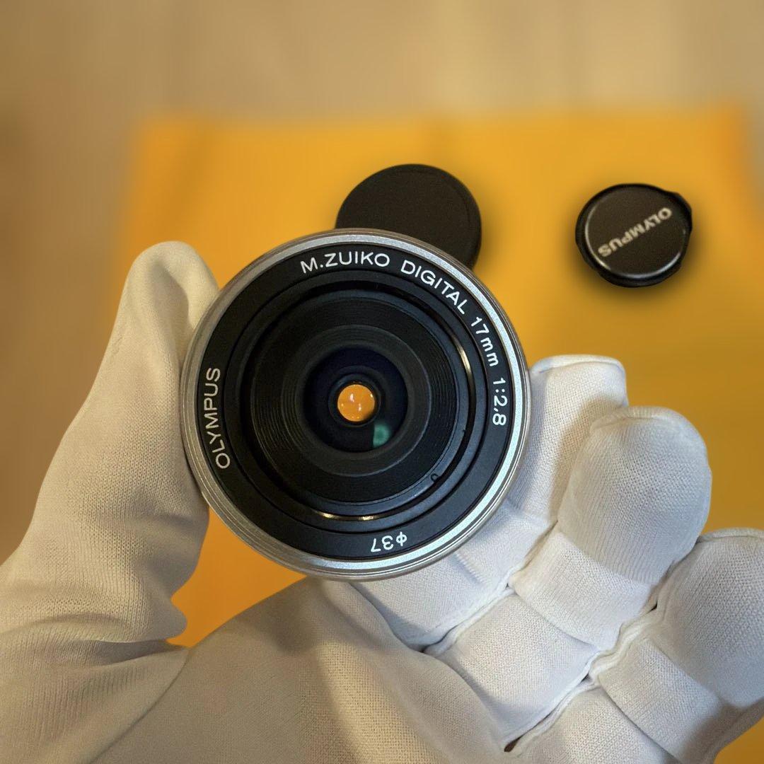Olympus 17mm f/2.8 単焦点パンケーキレンズ/ビューファインダー