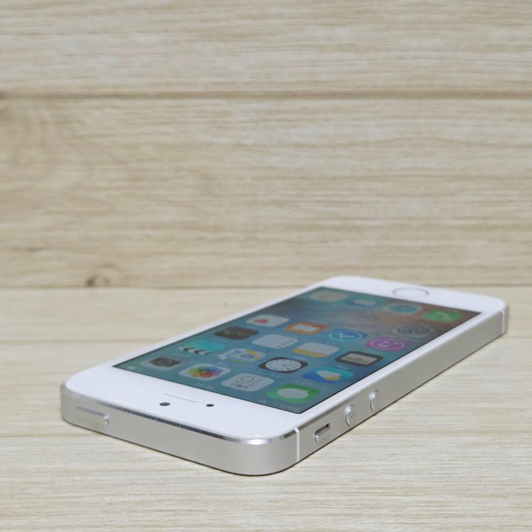 極美品 動作品 iPhone5s 64GB シルバー ホワイト ME339J/A