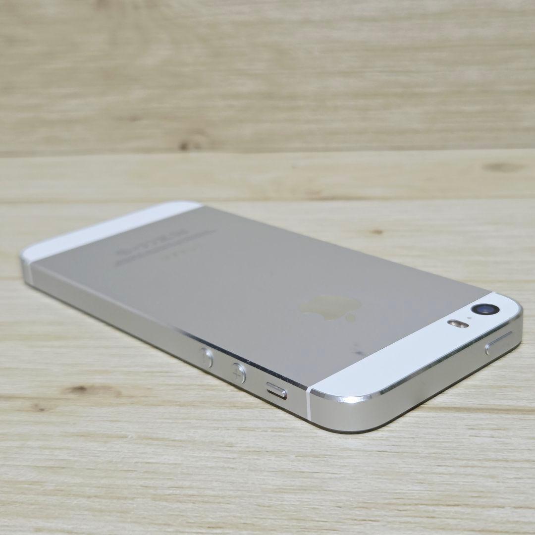 極美品 動作品 iPhone5s 64GB シルバー ホワイト ME339J/A