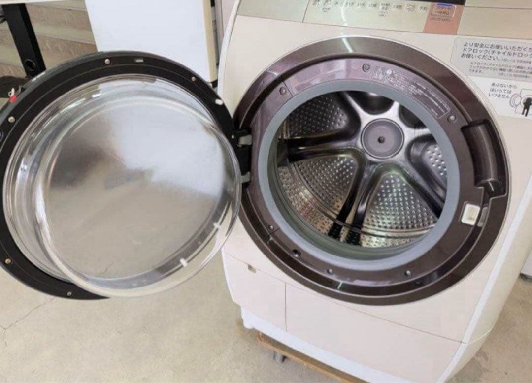 2016年式 11kg 6kg HITACHI ドラム式洗濯機BD-V9800L