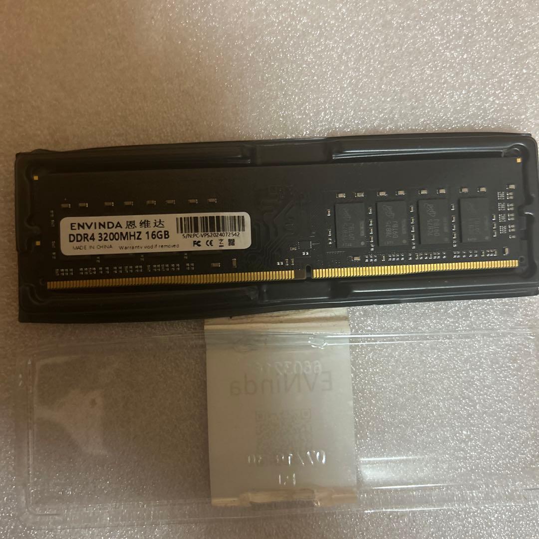 DDR4 3200MHz 16GB メモリ　ENVINDA