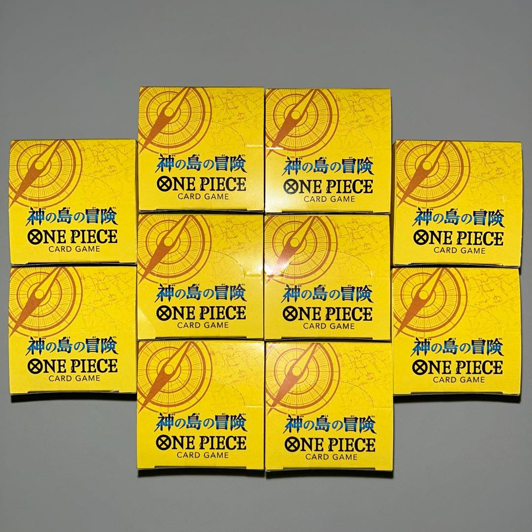 ワンピースカード 神の島の冒険 10box テープ付き