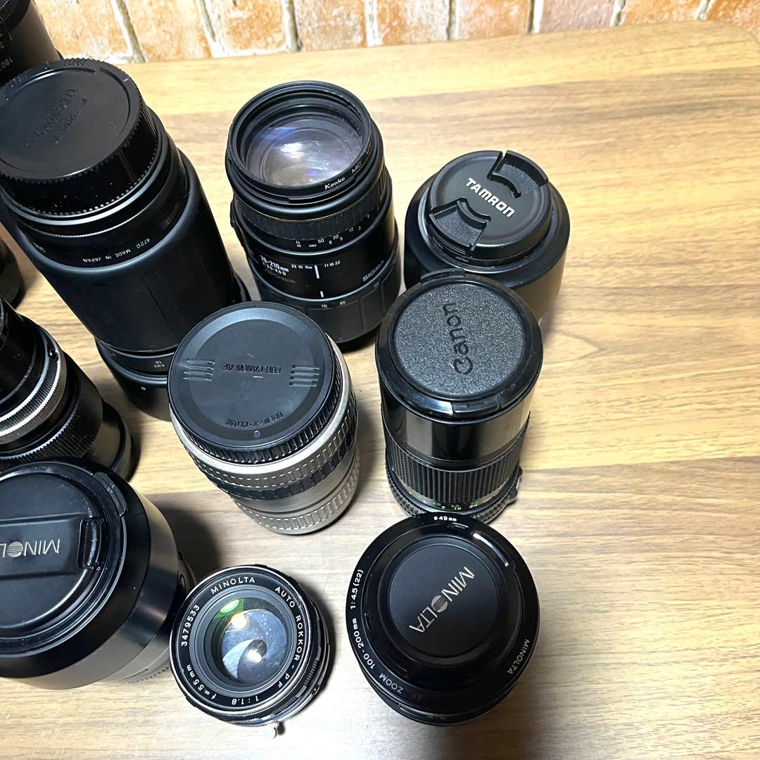カメラ レンズ まとめMINOLTA TAMRON Canon などジャンク