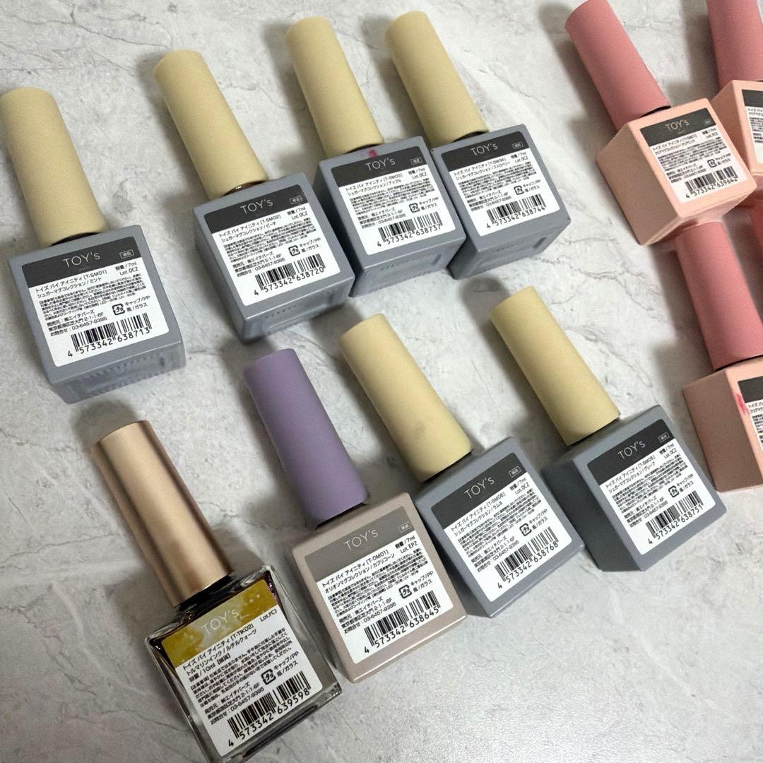 TOY's×INITY クリアマグコレクション 14本セット ジェルネイル