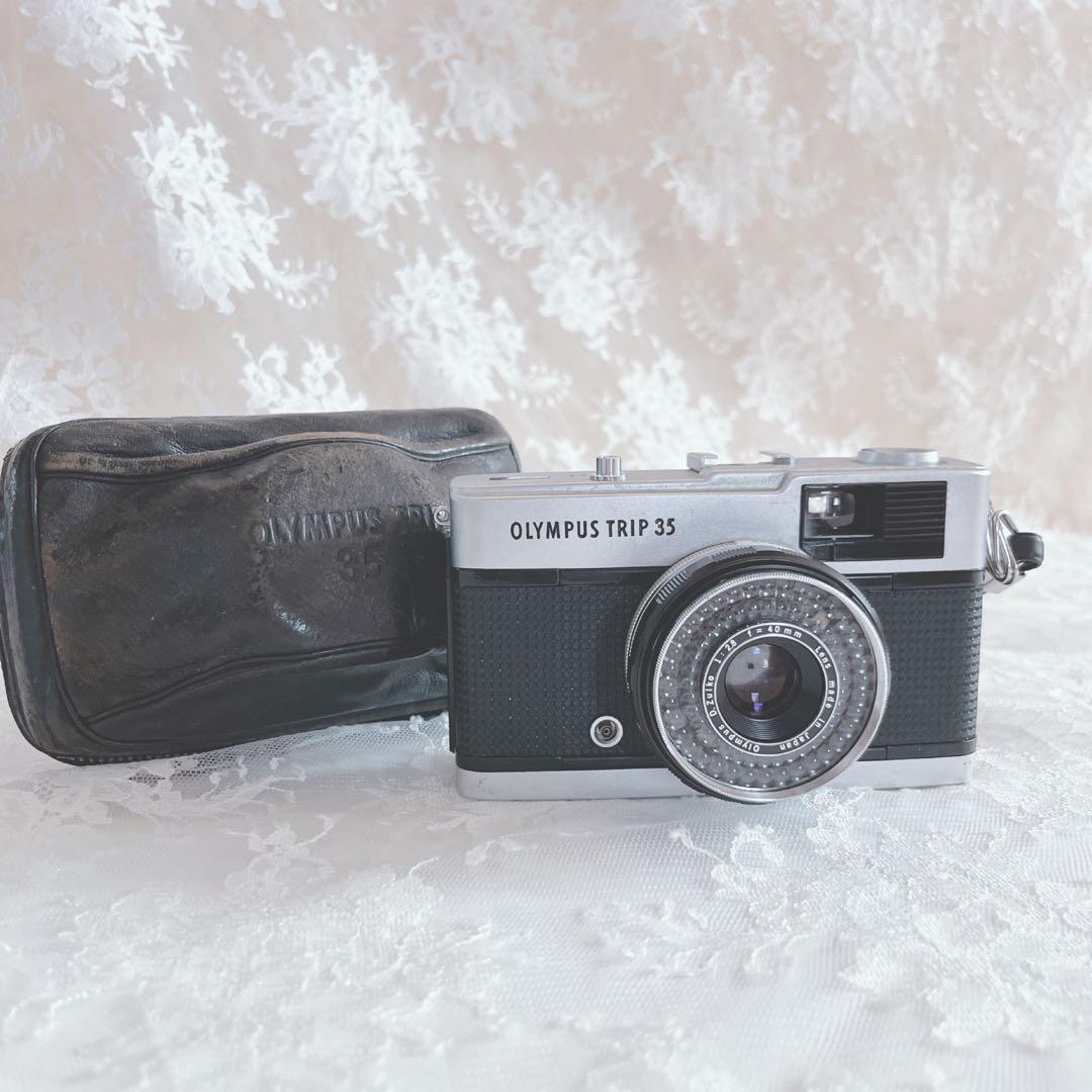 オリンパス OLYMPUS TRIP35★レザーケース★コンパクトフィルムカメラ