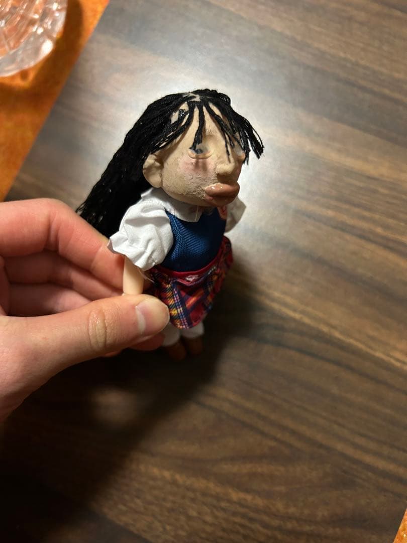 ⭐︎プレミア激レア一点物⭐︎ハンドメイド　キモカワJK（ダウン症）←暁美ほむら（？）