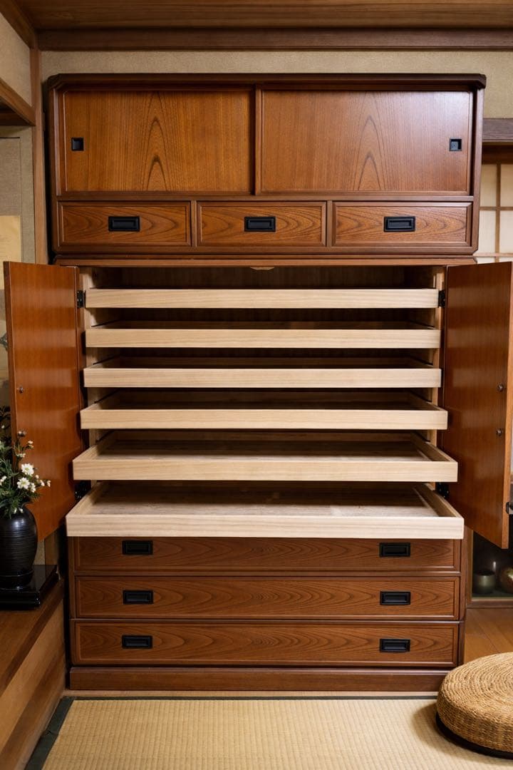 木製 和箪笥 婚礼家具 美品 アンティーク家具