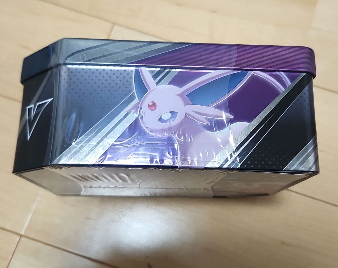 英語版ポケモンカード　tin缶　エーフィ