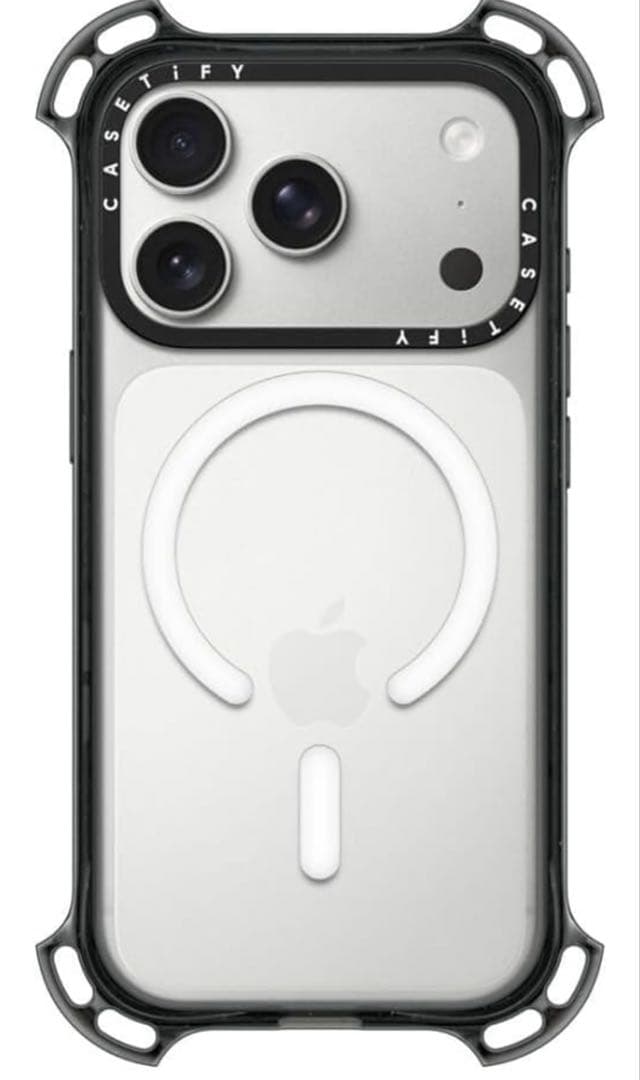 CASETiFY バウンス iPhone 17 Pro ケース クリアブラック