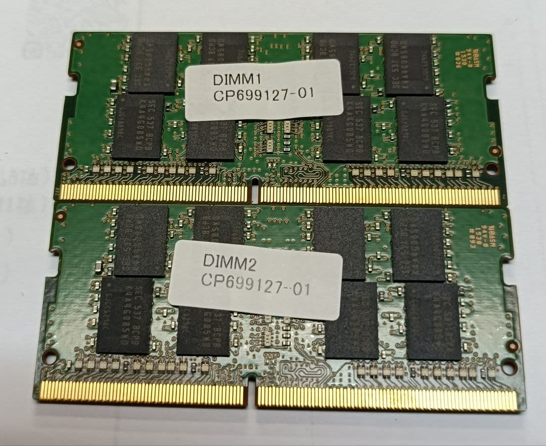 Samsung DDR4 8GB 2枚セット