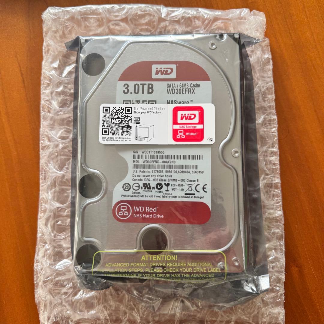 内蔵型ハードディスクドライブ WD Red WD30EFRX 3TB