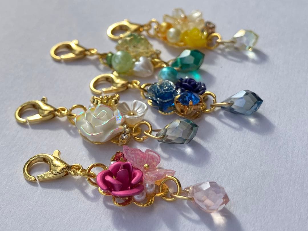 ♥︎handmade♥︎チャーム 5点セット【No.15】