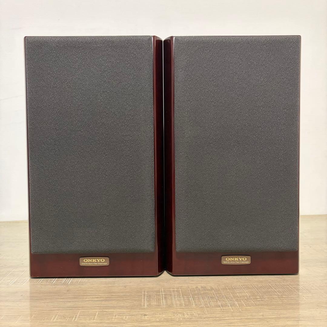 ★美品★ONKYO D-102EXG スピーカー ペア ウッド ブックシェルフ型