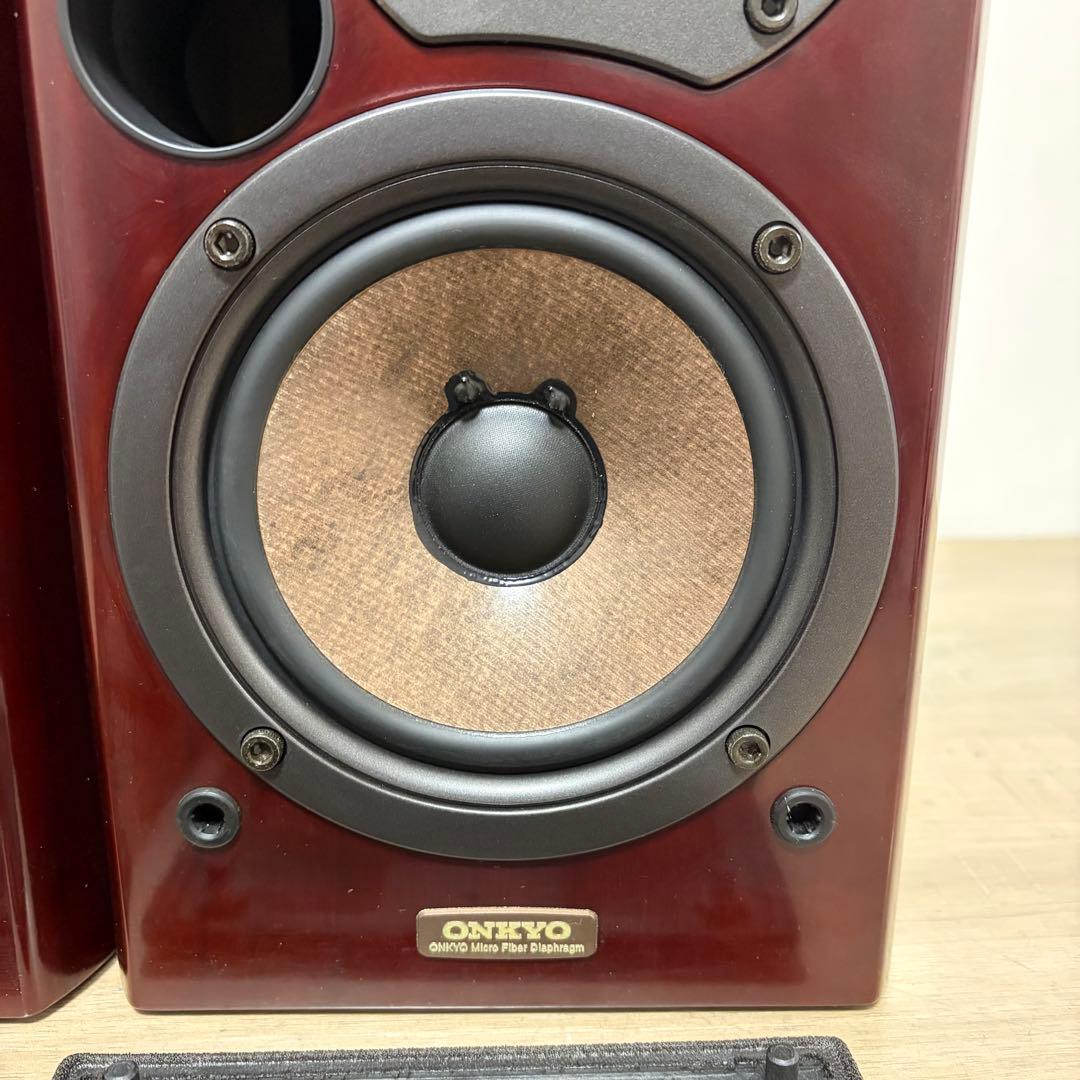 ★美品★ONKYO D-102EXG スピーカー ペア ウッド ブックシェルフ型