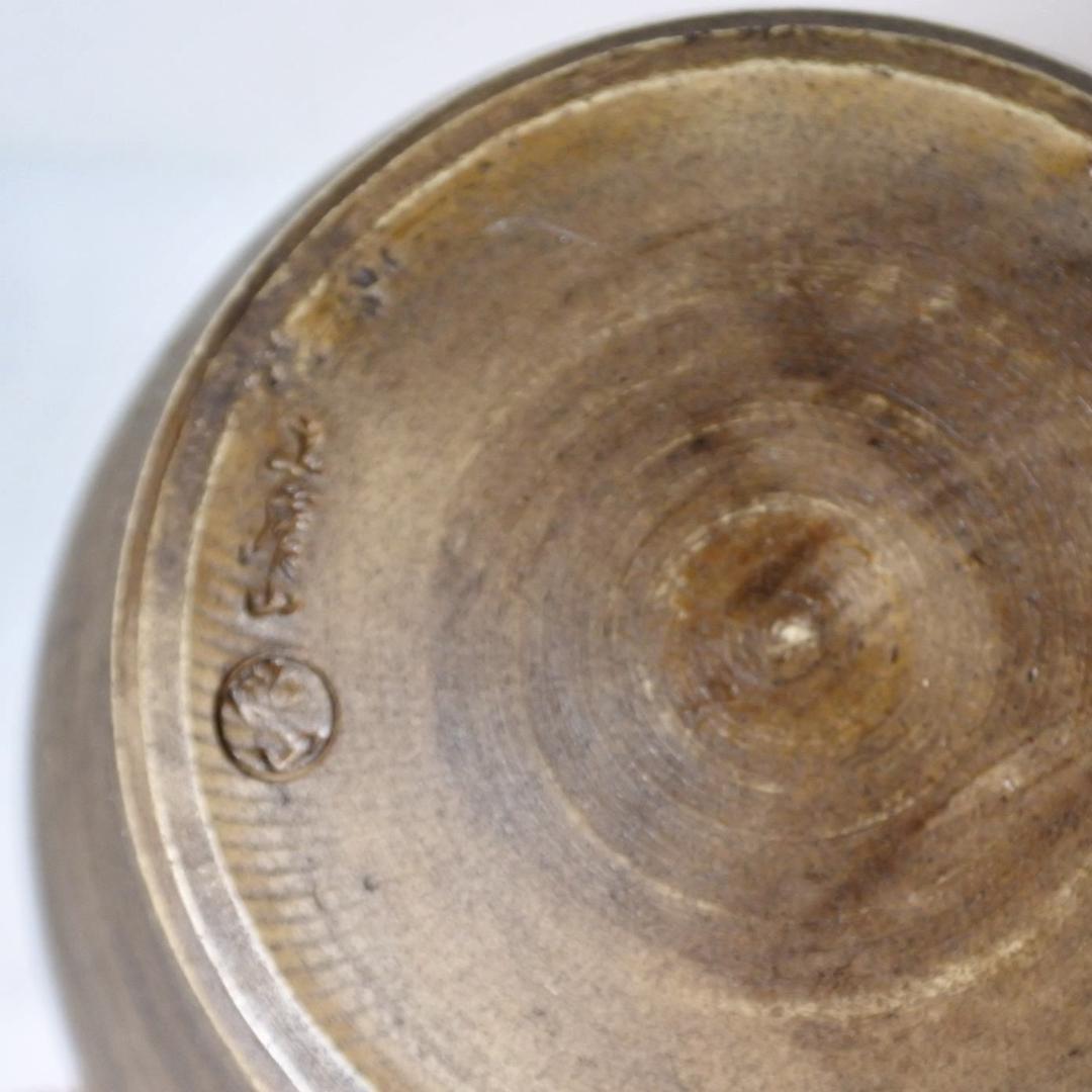 飾壺 網紐共 赤膚焼 照山作 茶道具 茶入れ 供箱付き