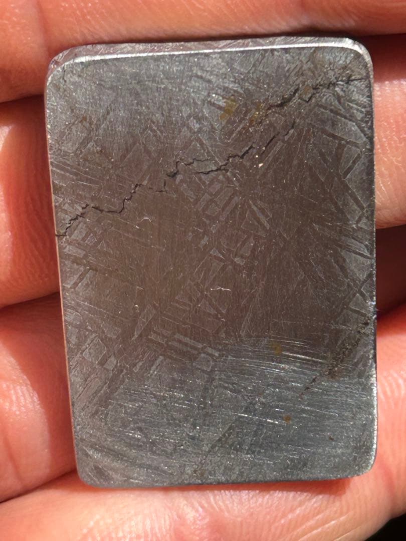 ムオニオナルスタ隕石のスライス標本、31.29g。隕石。