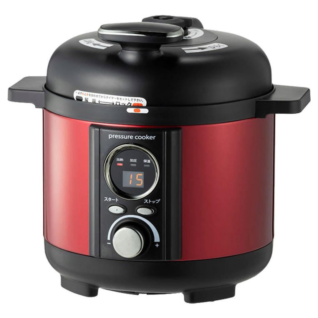 【新品・未使用】電気圧力鍋 LIVCETRA LPC-T1201/R