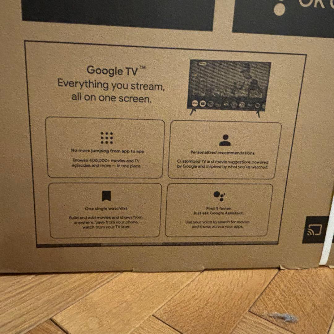 スマートテレビ GoogleTV SKYWORTH F32S21Q ネットテレビ
