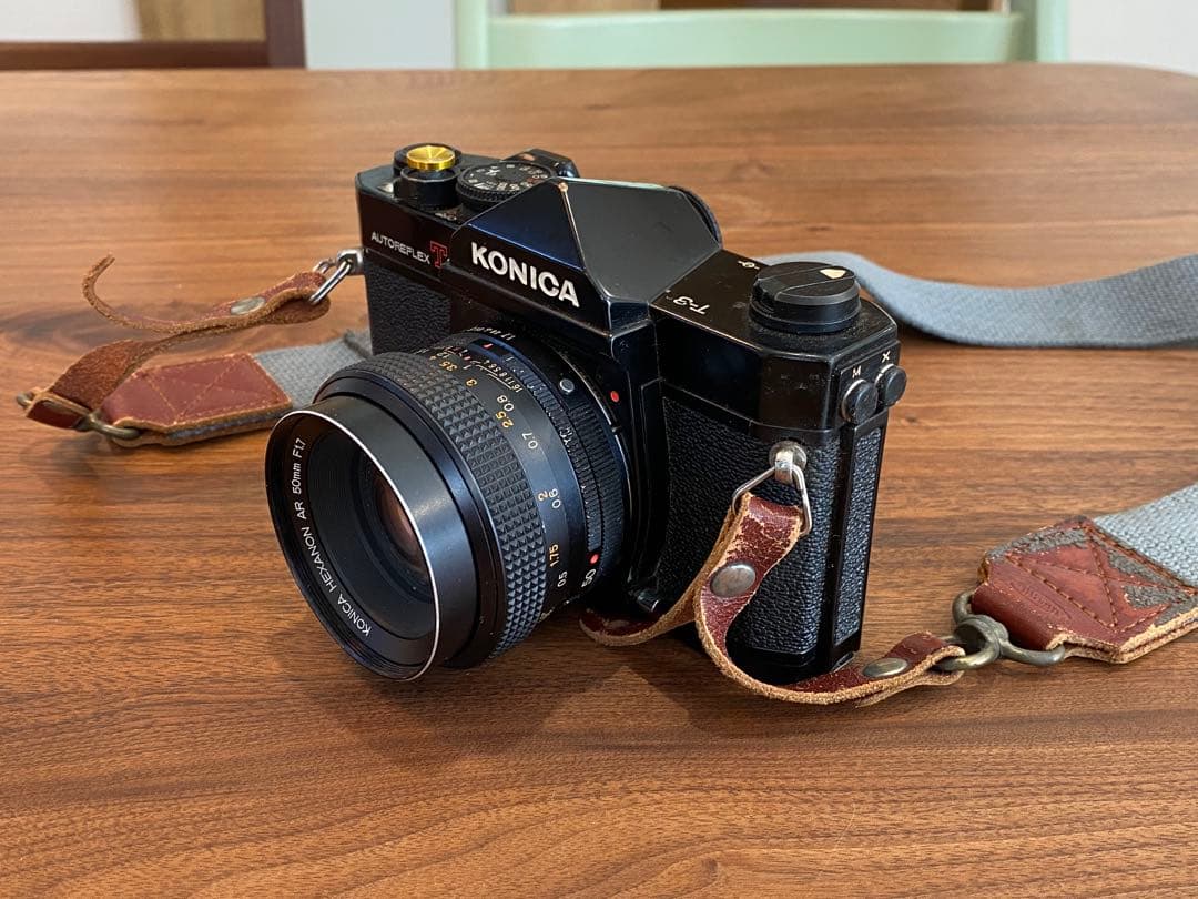 KONICA AUTOREFLEX T3 コニカ　クラシックフィルム一眼レフ　黒