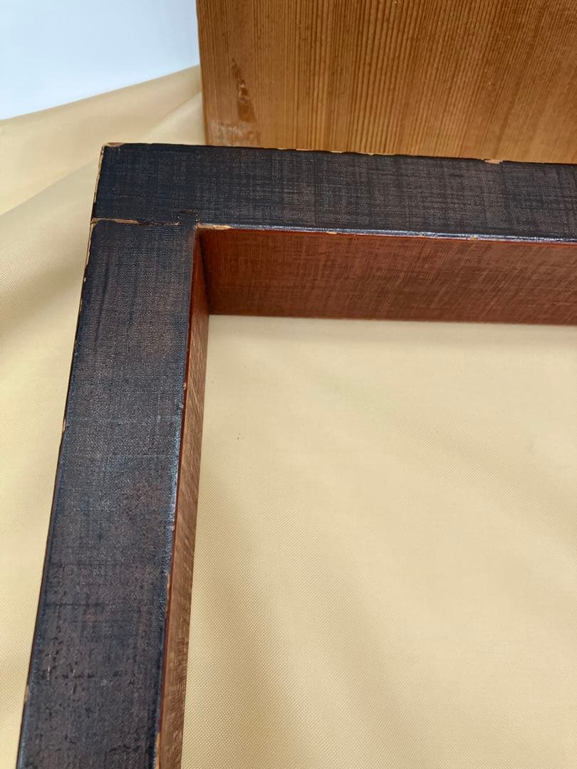 茶道具 炉縁　布槢四季七宝蒔絵　塗師　川瀬表完作