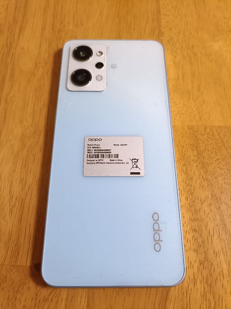 OPPO Reno7A ドリームブルー スマホ