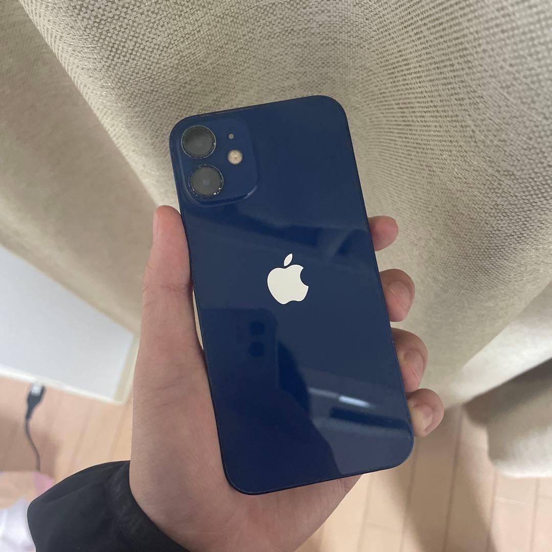 美品 iPhone 12 mini 128gb simフリー　ブルー