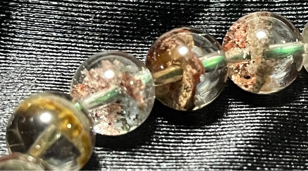 高品質です！四季ガーデンブレスレット 約9.5mm ②