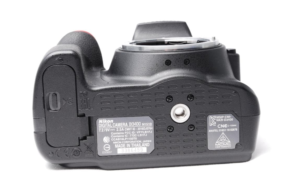【新品級】Nikon D3400 Wレンズ 新品バッテリー２個 無線通信