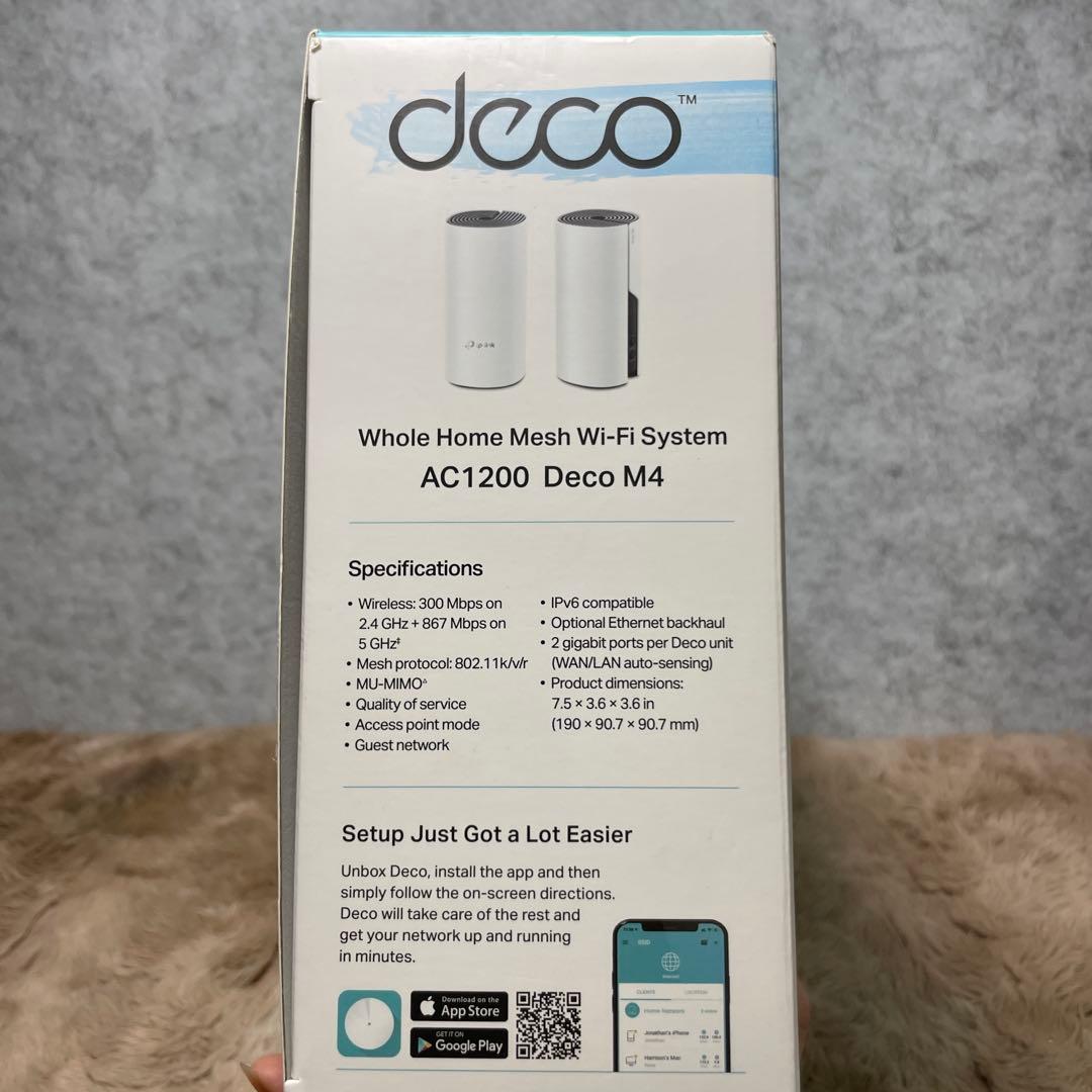 TP-LINK Deco M4 [AC1200 メッシュWi-Fiユニット]