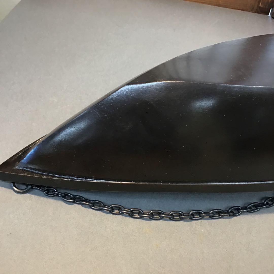 骨董品　￼華道道具　釣花入　銅製　釣船花入　S86TH2