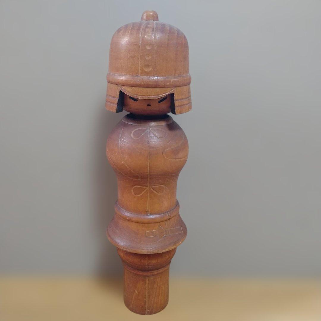 関口三作　創作こけし　「武人」