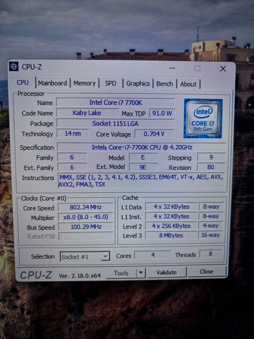 ［中古品］i7-7700k