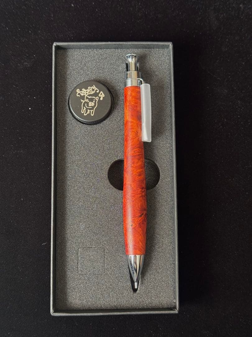 こぶた工房 シャープペンシル 極上花梨瘤0.5mm