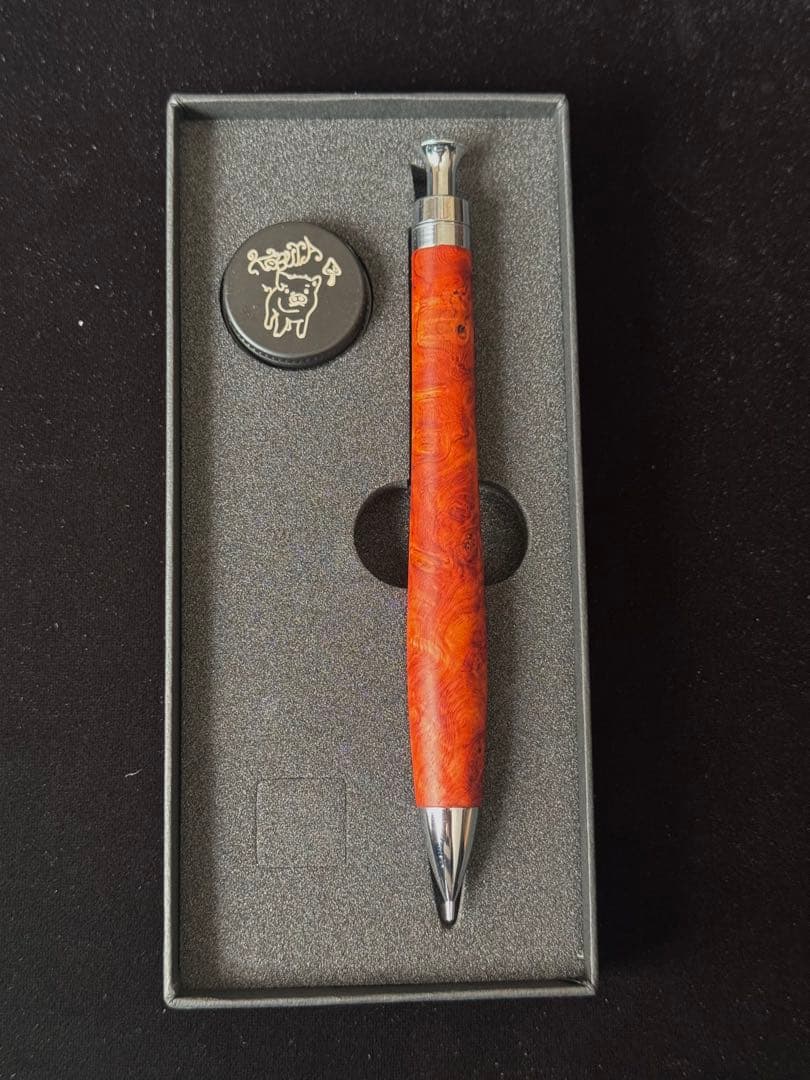 こぶた工房 シャープペンシル 極上花梨瘤0.5mm