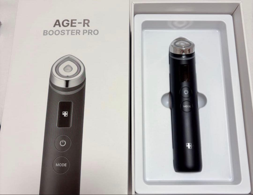 【新品未使用】 メディキューブ　美顔器　AGE-R ブースタープロ　ブラック