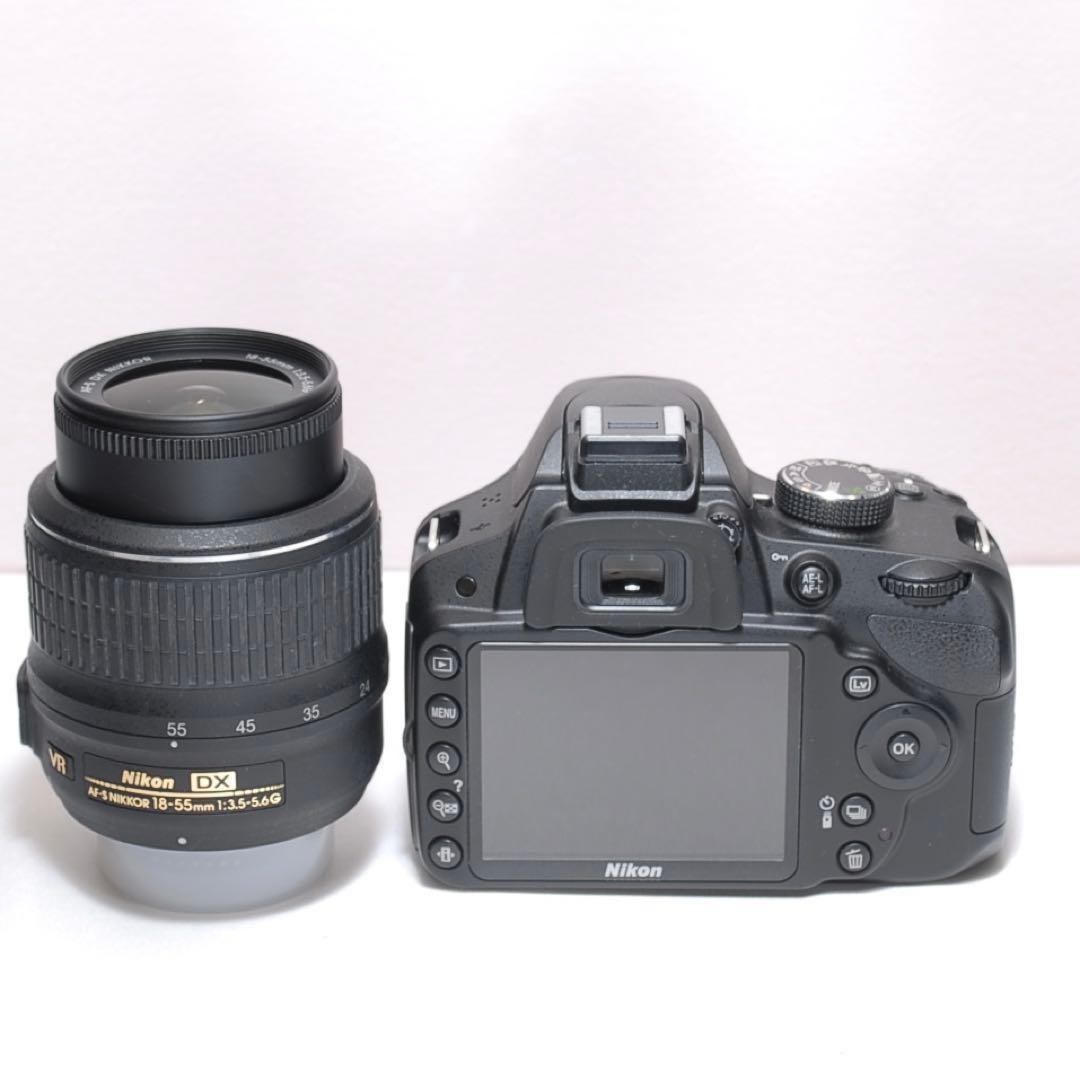 美品✨簡単操作✨Nikon D3200✨シングルレンズ✨初心者向け✨少シャッター