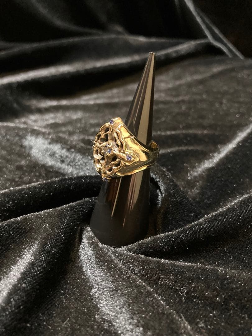 ⑥フローラルRING 真鍮