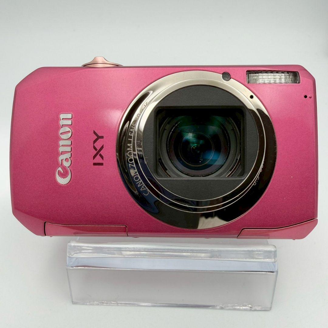 【極美品】Canon IXY 50S コンデジ ピンク 純正ケース付　キャノン