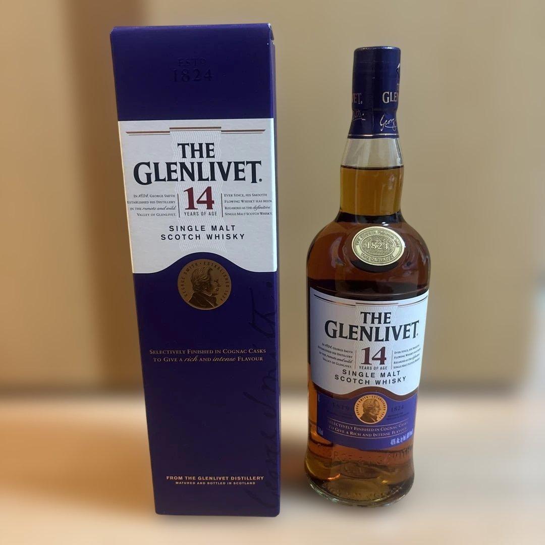 THE GLENLIVET 14年 シングルモルトウイスキー 750ml