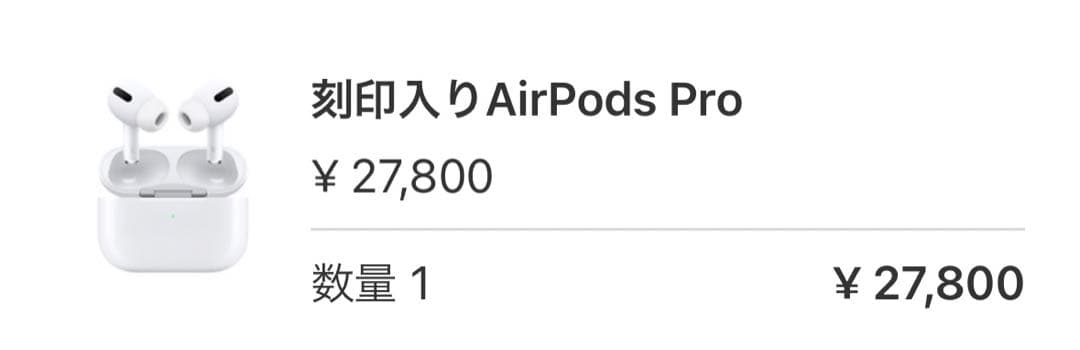 【Apple】AirPods Pro 第1世代 左雑音あり 動作OK